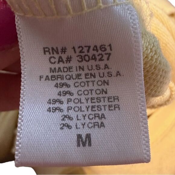 WildFox- Women’s Baby Yellow and Pink My Yacht Or Yours Pullover Sweatshirt, M - Picture 5 of 9